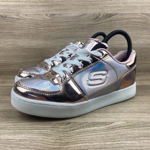 Skechers S Lights Energy Lights Rose Gold